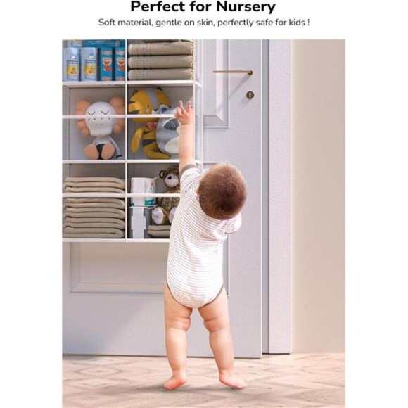 Clear Over The Door Organizer 5 Shelf Hanging Storage for Closet Pantry Room - Picture 4 of 8